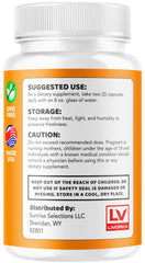 Close-up of Glycetra bottle label with Advanced Natural Support text.