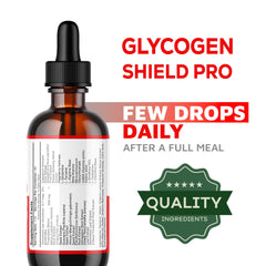 LIVORKA Glycogen Shield Pro drops label highlights usage guidance