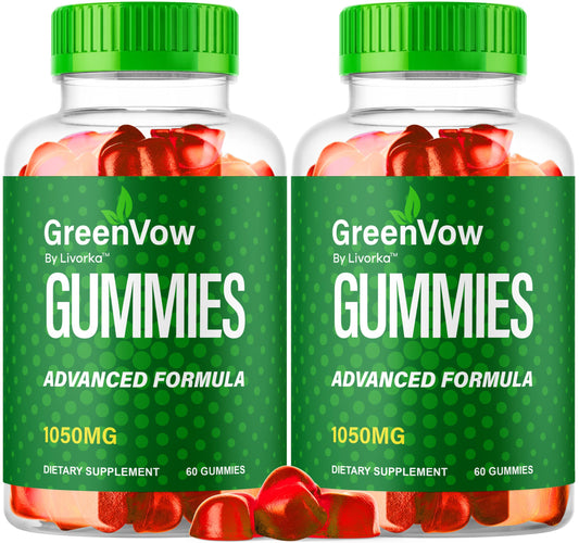 LIVORKA GreenVow Gummies bottle for daily natural support.