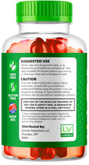 LIVORKA GreenVow Gummies on table highlighting convenient chewable format.