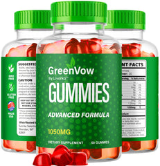 LIVORKA GreenVow Gummies taste test showing appealing flavor and texture.