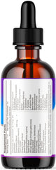 LIVORKA Gut Drops ingredients closeup showing natural formula