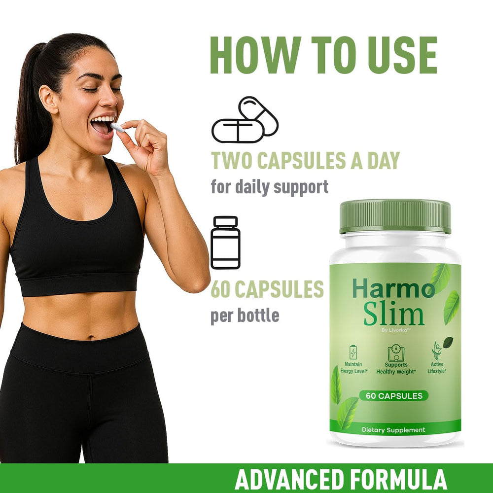 HarmoSlim label view emphasizes premium formula.