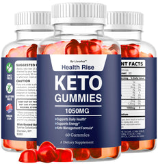 LIVORKA Health Rise Keto ACV Gummies ingredient panel shows transparent formula details.