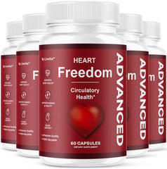 LIVORKA Heart Freedom bottle front view for daily wellness support.