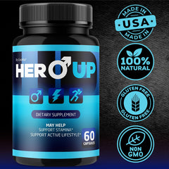LIVORKA Hero Up label with clean formula details.