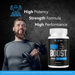 LIVORKA Iron Boost Pro capsules close-up, ready to take