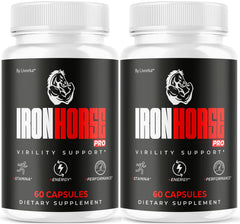 LIVORKA Iron Horse Pro bottle front showing the wellness-focused formula