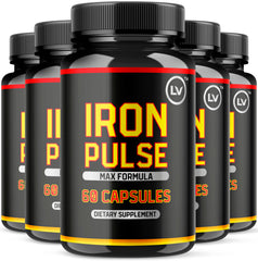 LIVORKA IronPulse capsules bottle close-up for daily iron support