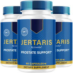 LIVORKA Jertaris capsules bottle front for consistent daily wellness with natural ingredients.