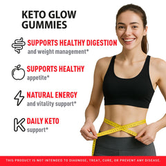 Closeup of LIVORKA Keto Glow Gummies showing chewy texture.