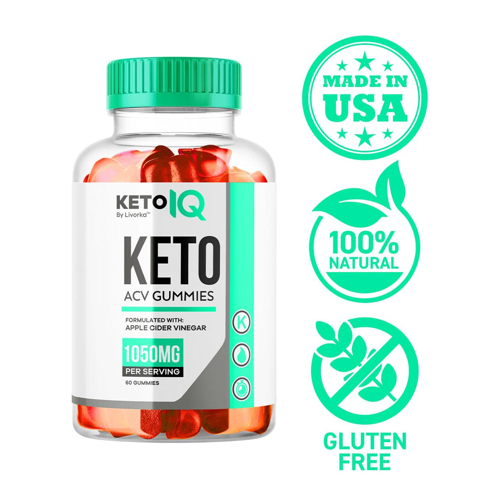 LIVORKA Keto IQ Gummies two-pack value assembly.
