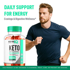 LIVORKA Keto IQ Gummies label shows ingredients and origin.