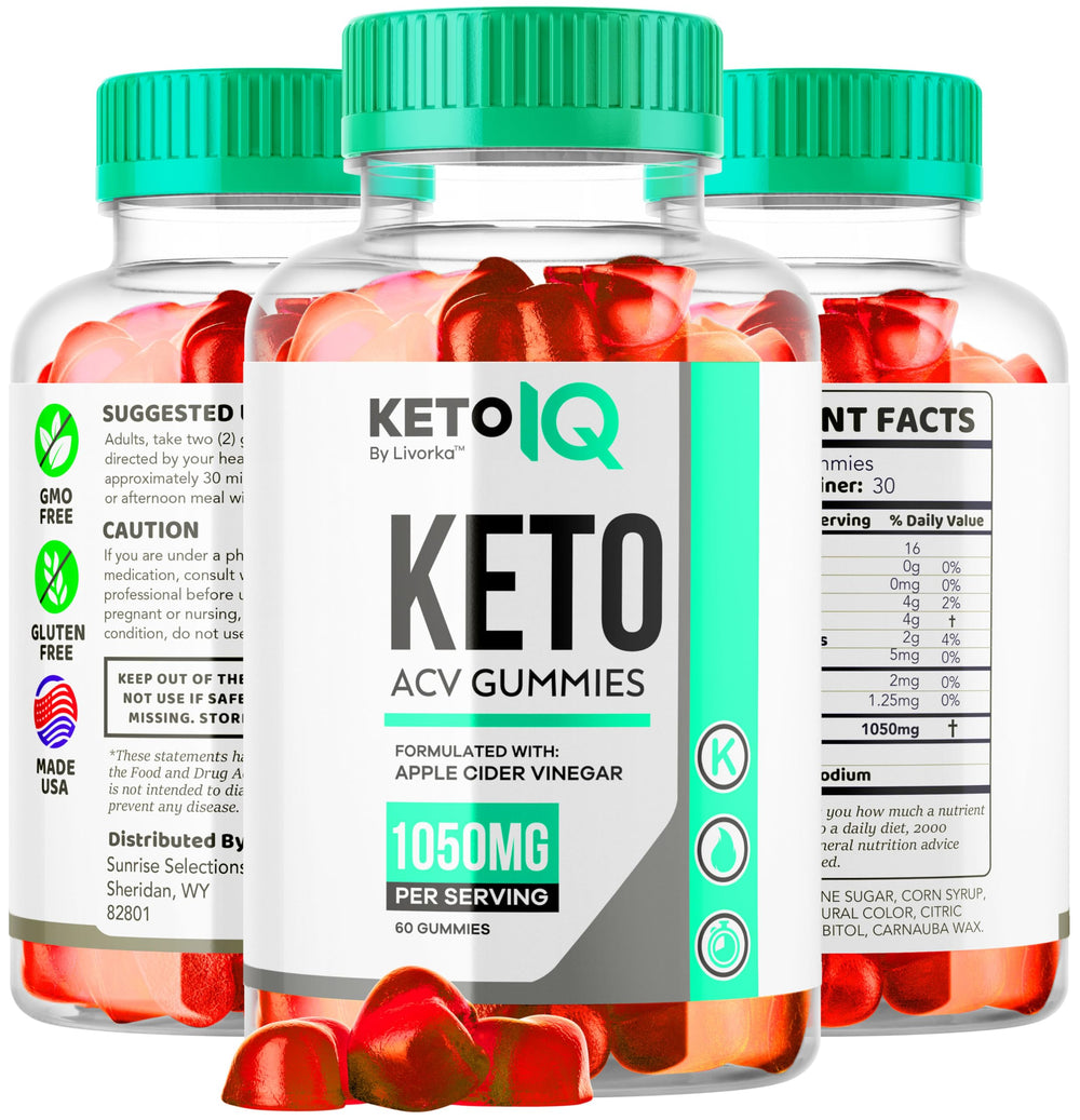 LIVORKA Keto IQ Gummies foil seal preserves freshness.