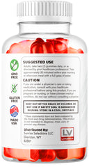 LIVORKA Ketosyn Keto ACV Gummies label closeup with ingredients note