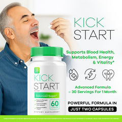 LIVORKA Kick Start Glyco Optimizer bottle back with dosage guidance for daily use