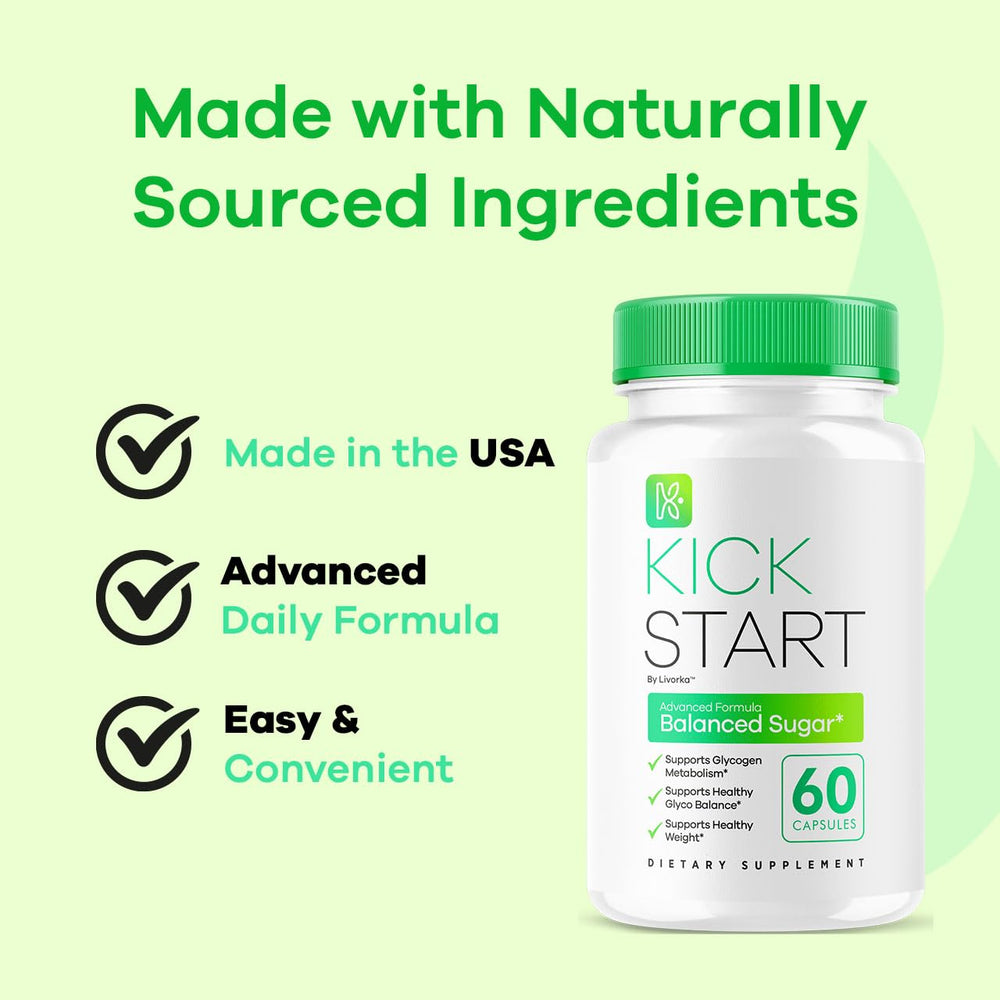 LIVORKA Kick Start Glyco Optimizer two-pack outer box for two-month supply