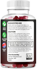 LIVORKA Kickstart Gummies ingredients panel provides natural formula details.
