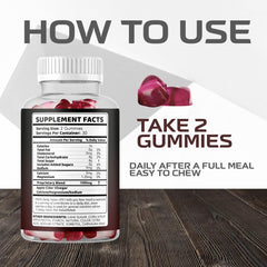 LIVORKA Kickstart Gummies texture close-up highlights fruity flavor and chewability.