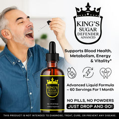 LIVORKA Kings Sugar Defender label details highlighting natural formula.