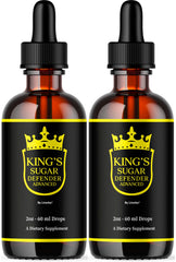 LIVORKA Kings Sugar Defender drops bottle pour for easy daily dosing.