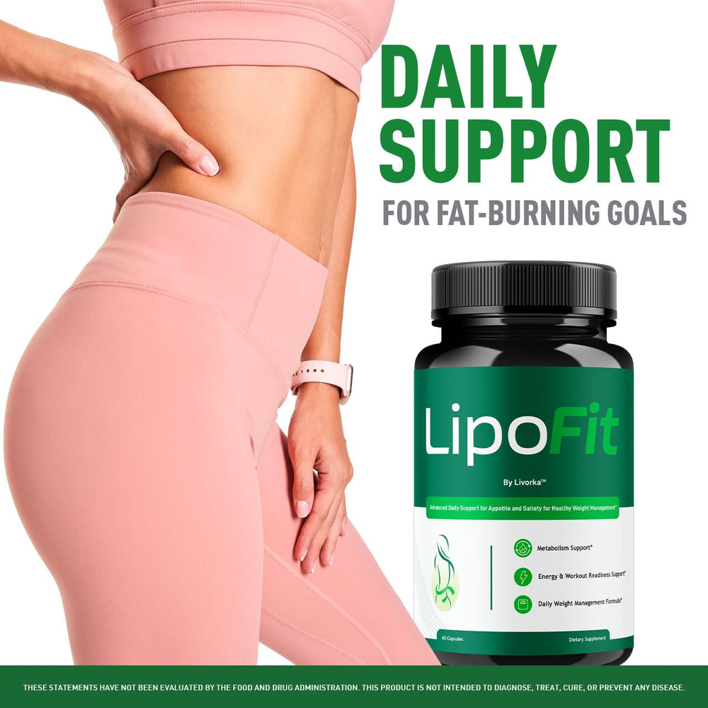 Lipo Fit capsules closeup reveals easy daily dosage