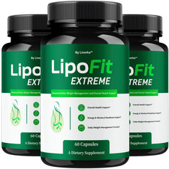LIVORKA Lipo Fit Extreme bottle-front view highlighting daily wellness support.