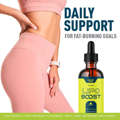 Pour-ready dropper view of LIVORKA LipoBoost Drops for easy daily dosing.