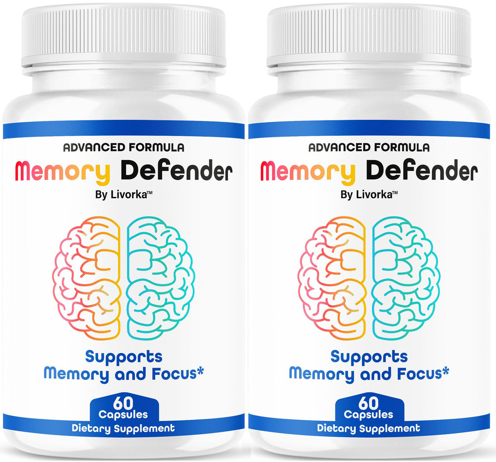 LIVORKA Memory Defender bottle front for daily memory support