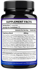 Bottle highlight showing Advanced Formula messaging for LIVORKA Memory Mood Brain.