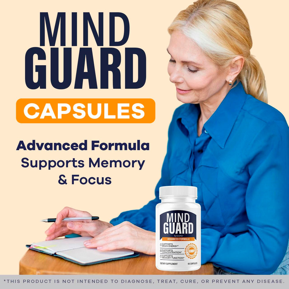 LIVORKA Mind Guard label close-up showing branding and dosage cues