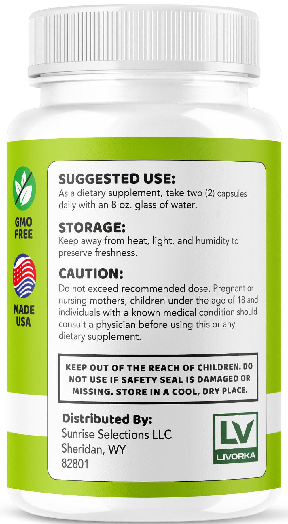 LIVORKA Mind Hero capsules foil-seal preserves freshness