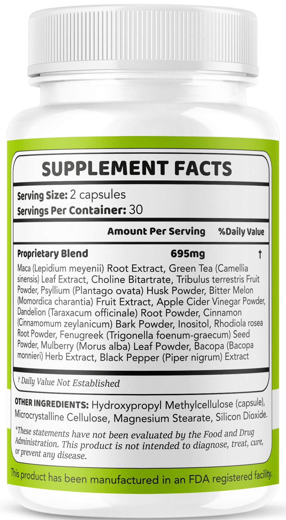 LIVORKA Mind Hero ingredient chart panel shown