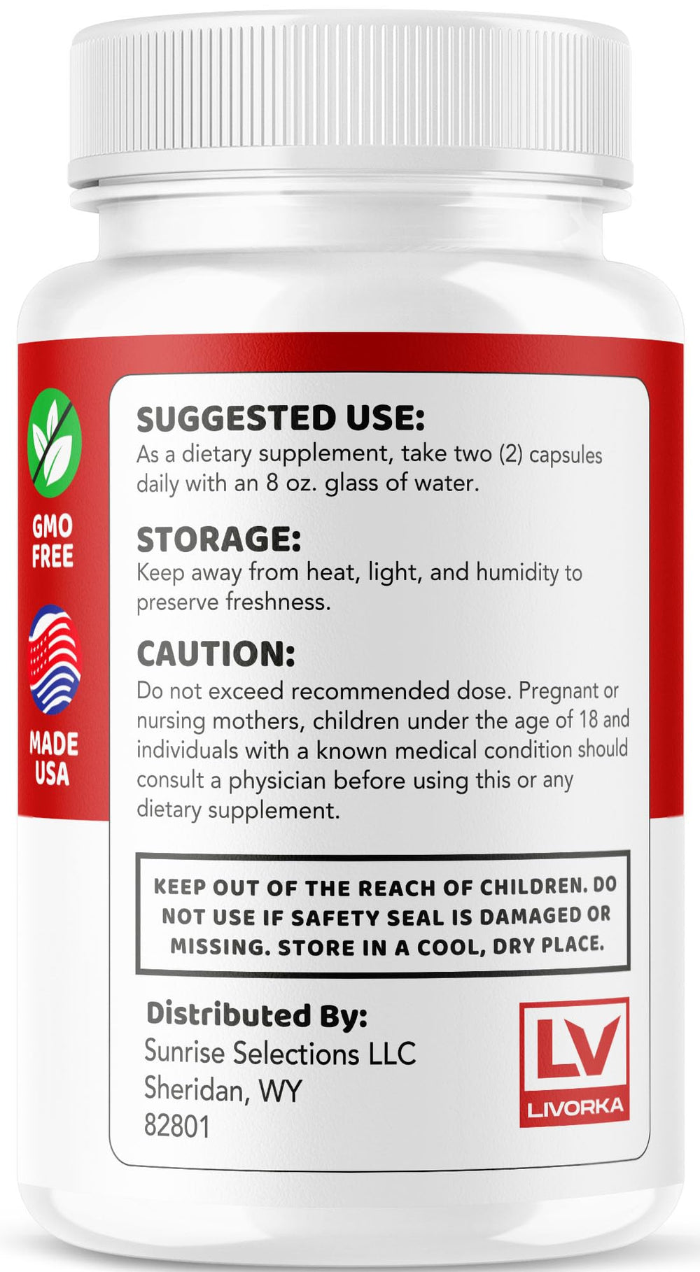 LIVORKA NeoGluco dosage instruction card pictured for clarity