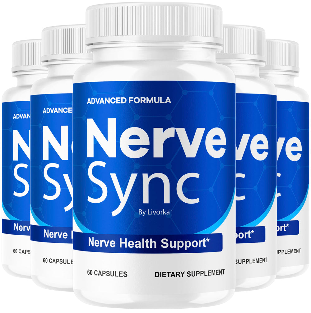 LIVORKA Nerve Sync capsules front label with daily use suggestion