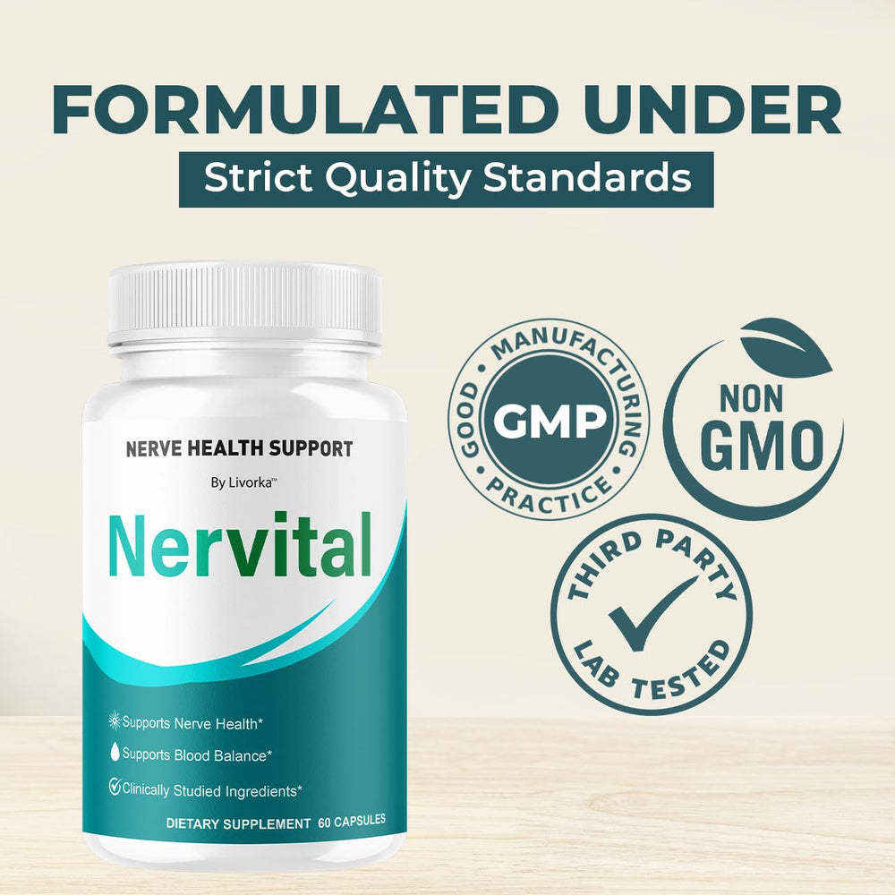 LIVORKA Nervital packaging box, ideal for a daily routine