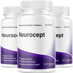 LIVORKA Neurocept bottle front label for daily brain support and focus.