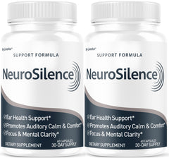 LIVORKA Neurosilence bottle illustrates daily ear health support in a tidy package.