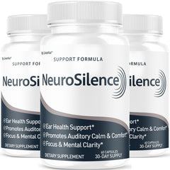 LIVORKA Neurosilence capsules bottle for ear health support.