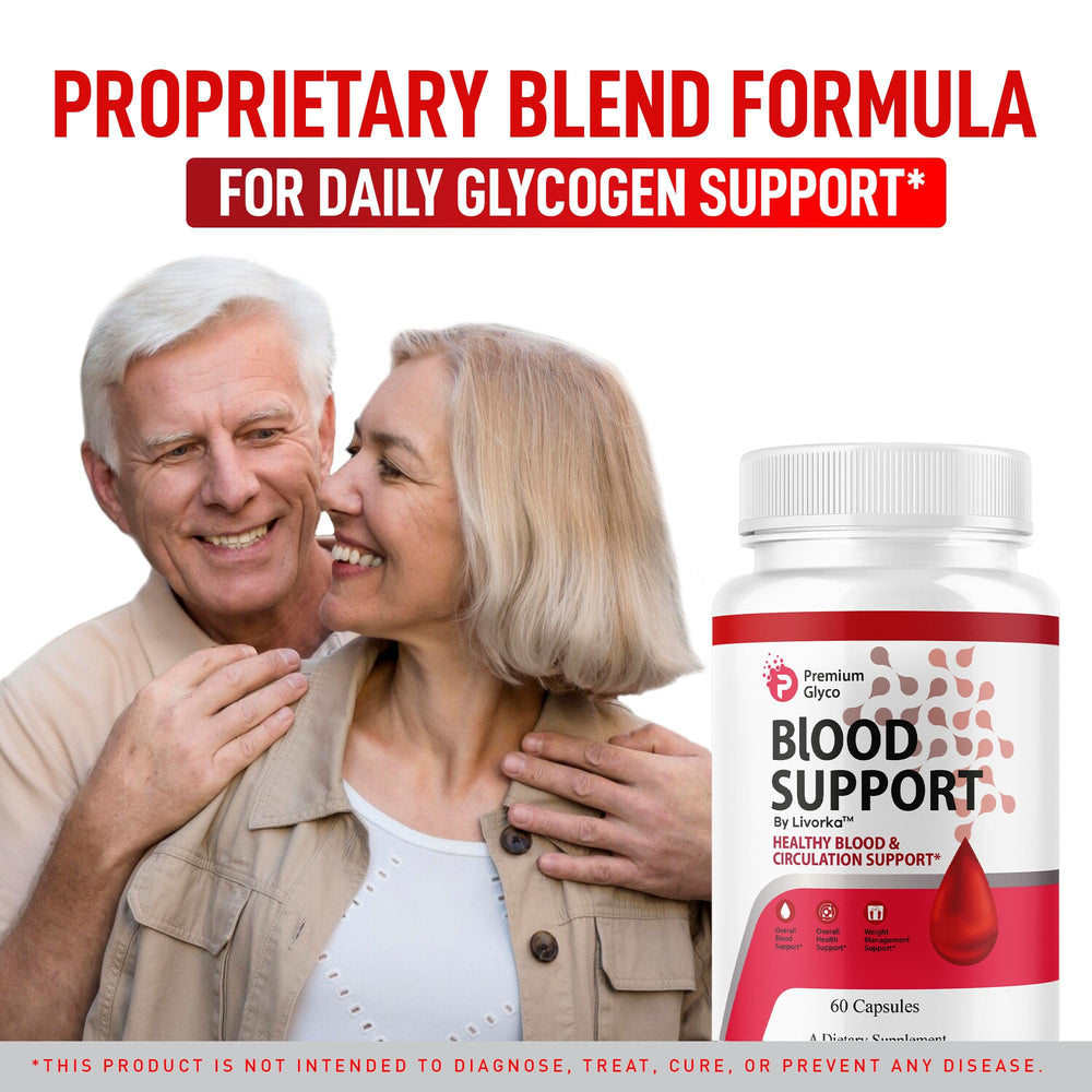 LIVORKA Premium Glyco capsules closeup showing easy-to-swallow design.