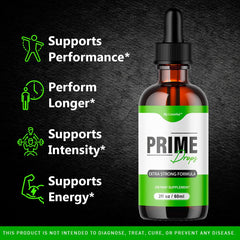 LIVORKA Prime Drops for Men dropper in use for convenient daily dosage.