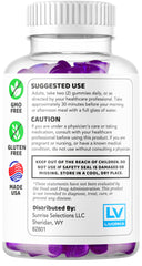 Serving schedule image for Primo TRT Gummies showing daily dosage