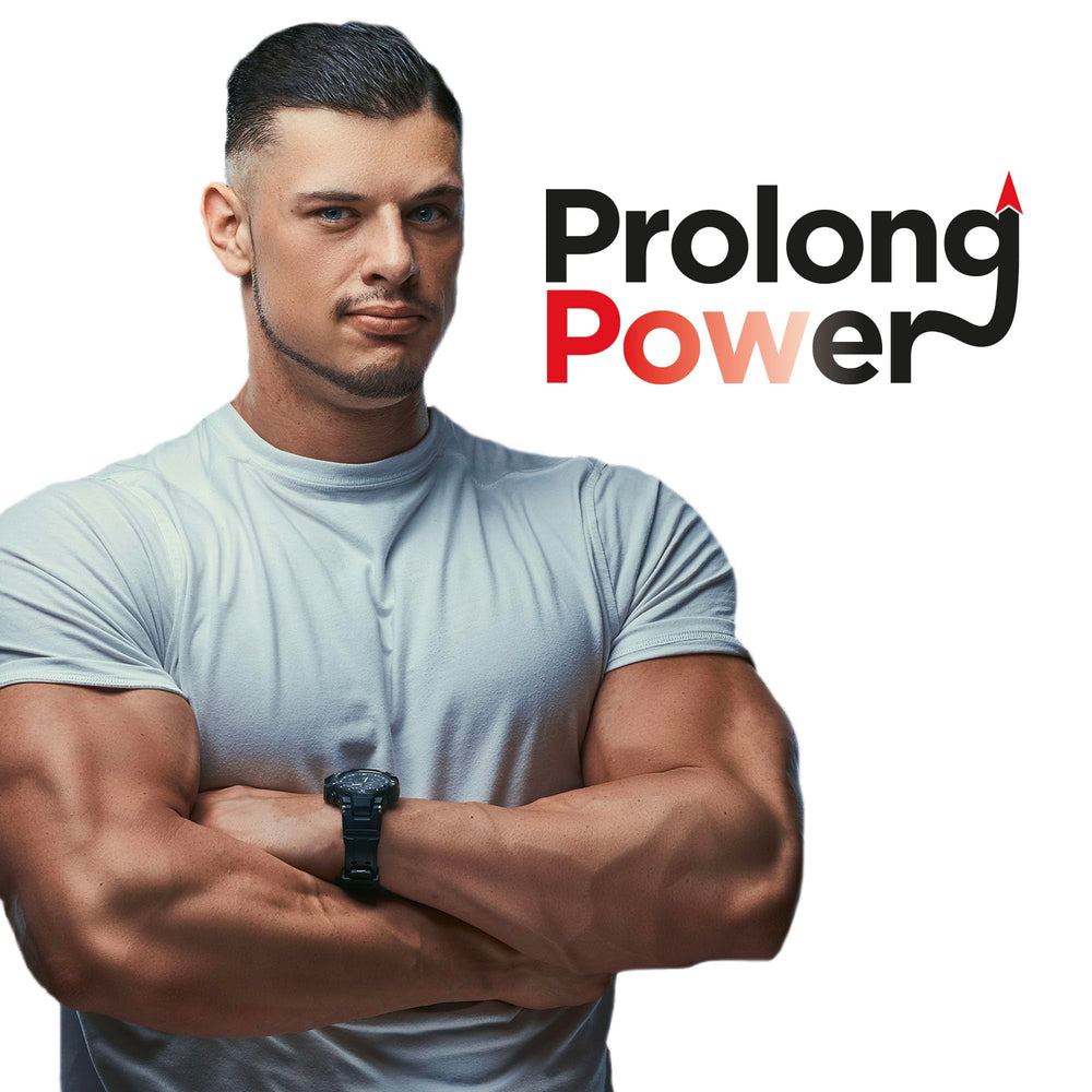 LIVORKA Prolong Power capsules closeup, highlighting convenient dosage and capsule texture.