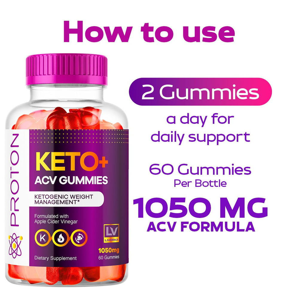 Close-up of LIVORKA Proton Keto ACV Gummies showing chewy texture