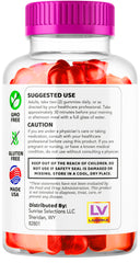 Label detail of LIVORKA Proton Keto ACV Gummies highlighting keto blend