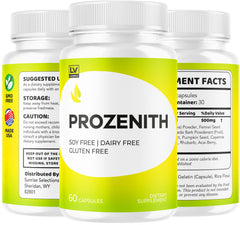 LIVORKA Prozenith Pro Capsules ingredients graphic communicates natural support.