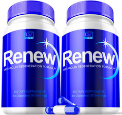 LIVORKA Renew pills bottle-front for a convenient daily wellness routine.