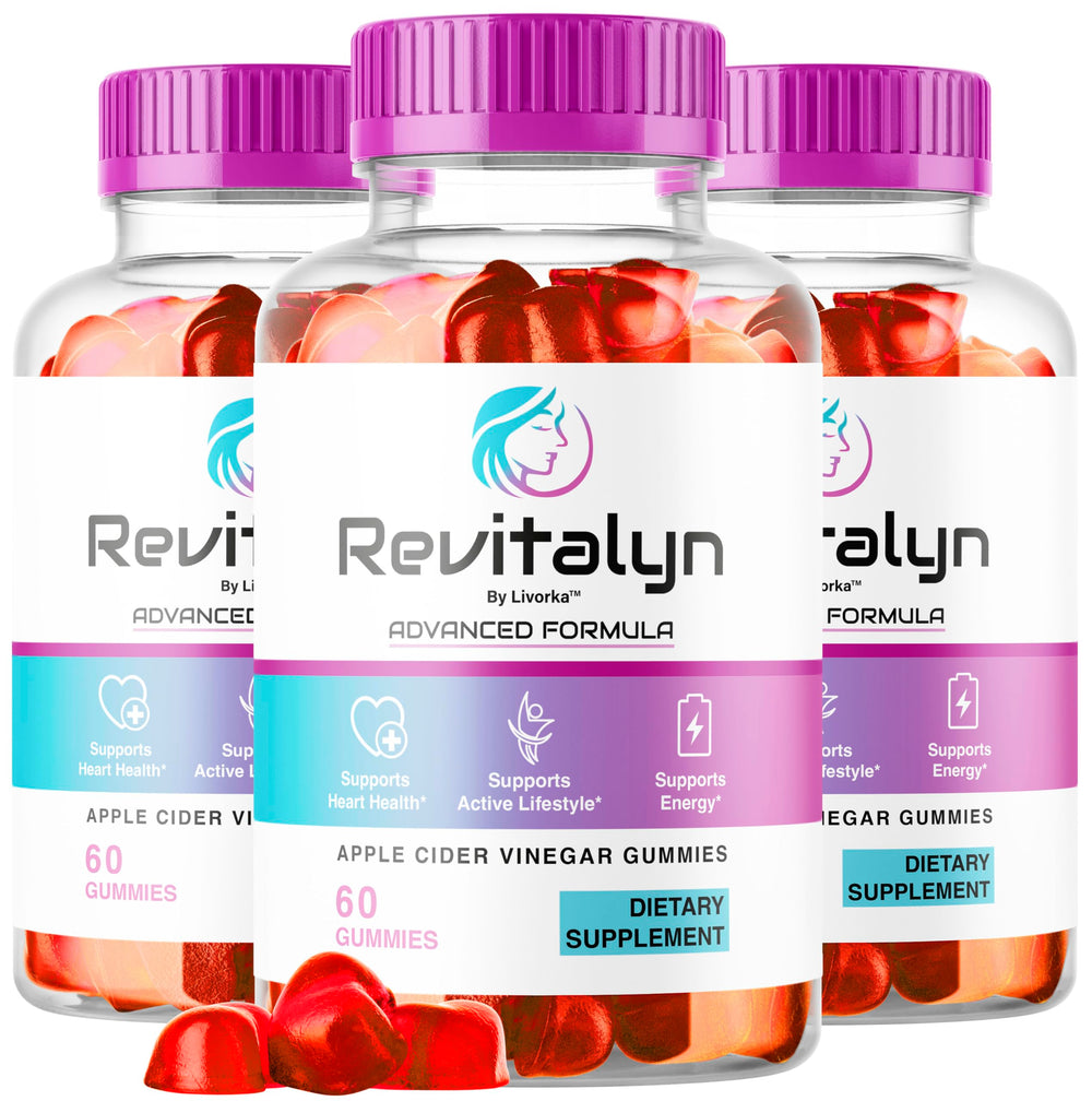 LIVORKA Revitalyn Gummies apple cider vinegar bottle for daily skin routine