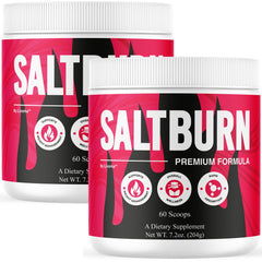 LIVORKA SaltBurn Powder tub front for daily wellness support.