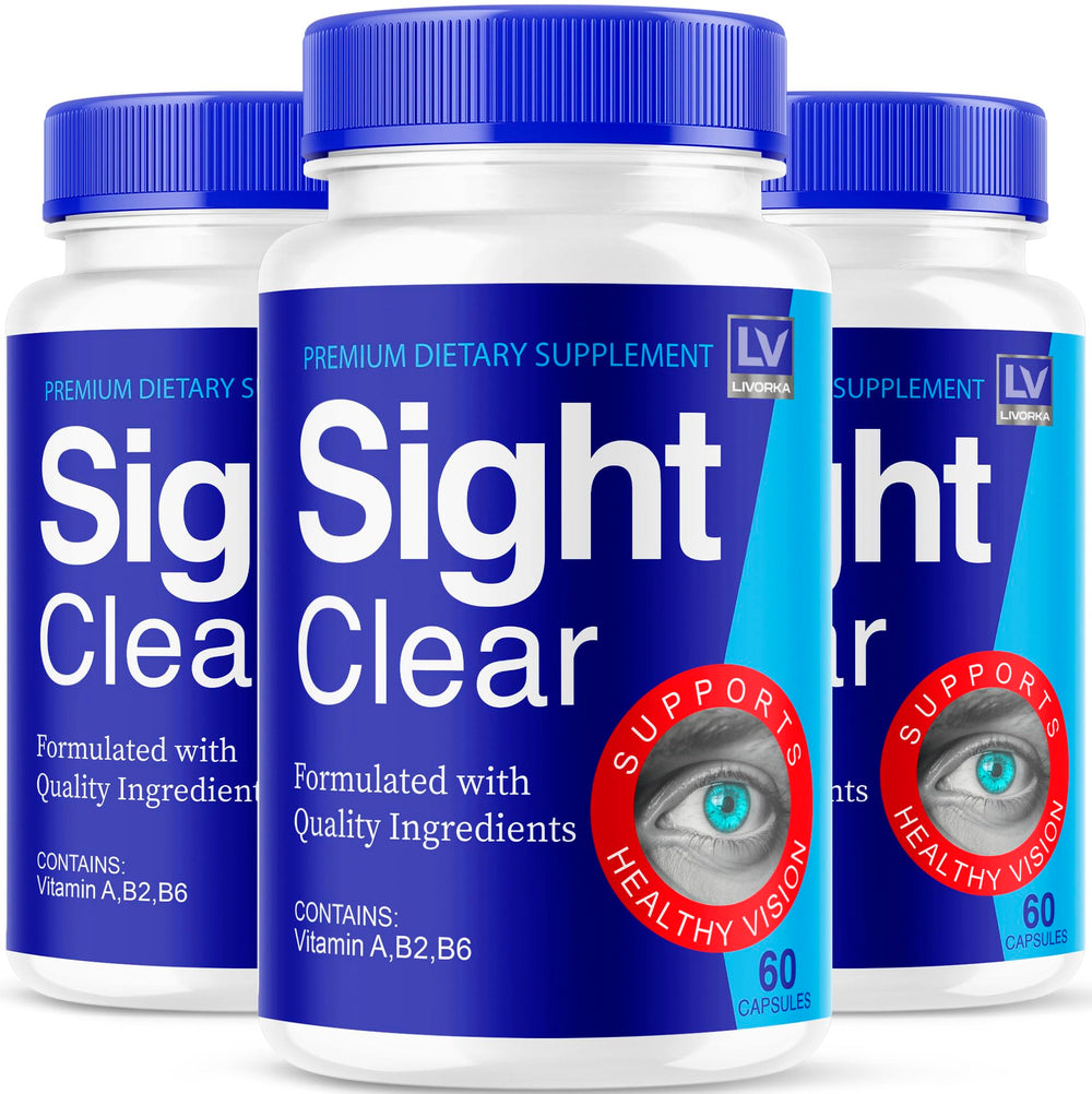 LIVORKA Sight Clear bottle and capsules for daily focus support.
